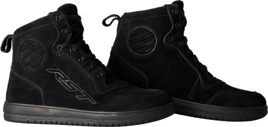 LADIES HITOP MOTO SNEAKER CE BLACK SUEDE  SZ 7 103062BLK-40 image 1