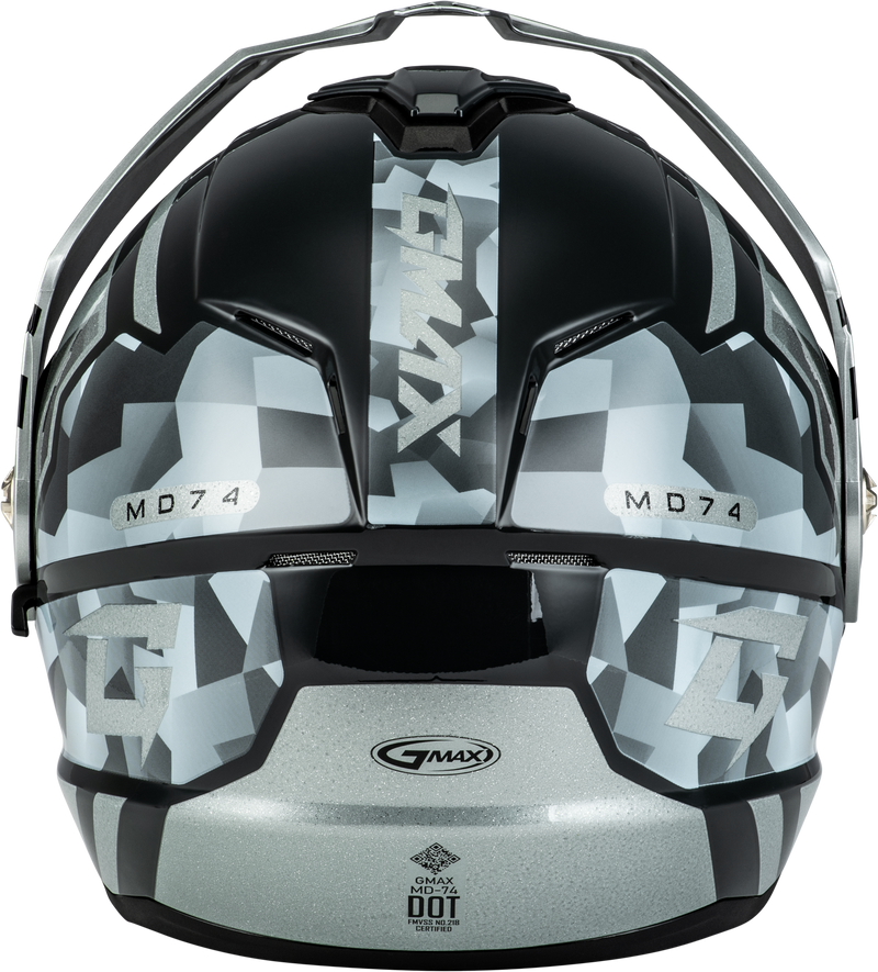 Load image into Gallery viewer, MD-74 STRIKER MODULAR HELMET W SLVR SHIELD SLVR/BLU MTLC MD M17411075 image 2
