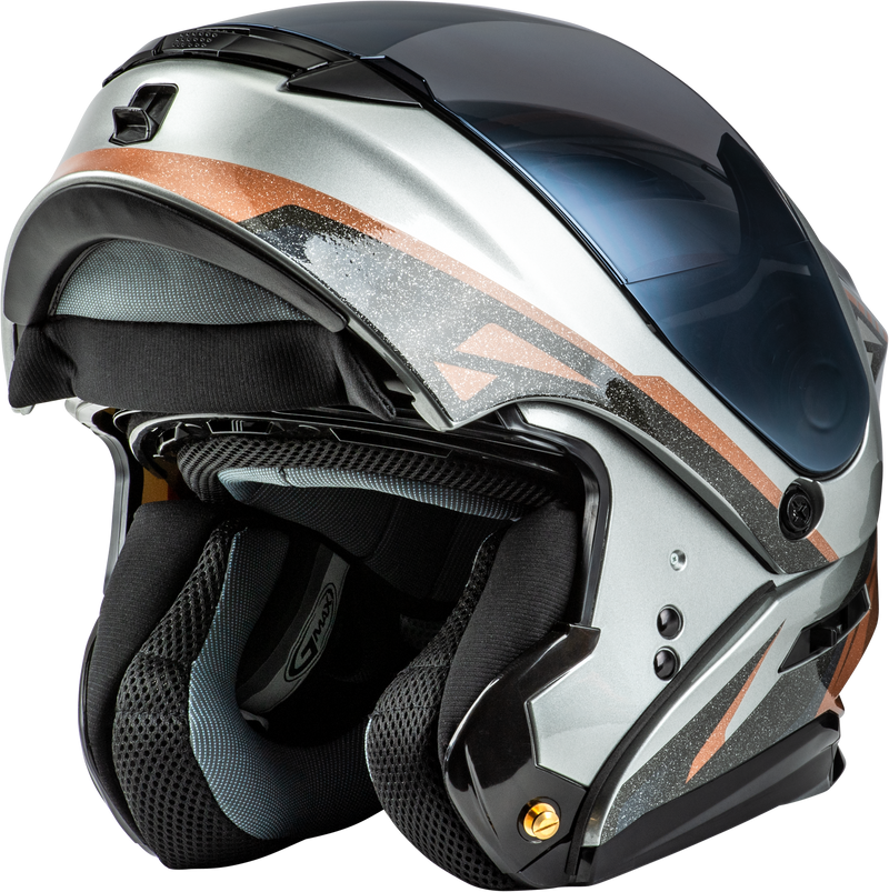 Load image into Gallery viewer, MD-01 VOLTA HELMET GREY/BLACK/COPPER METALLIC SM M101381274 image 5
