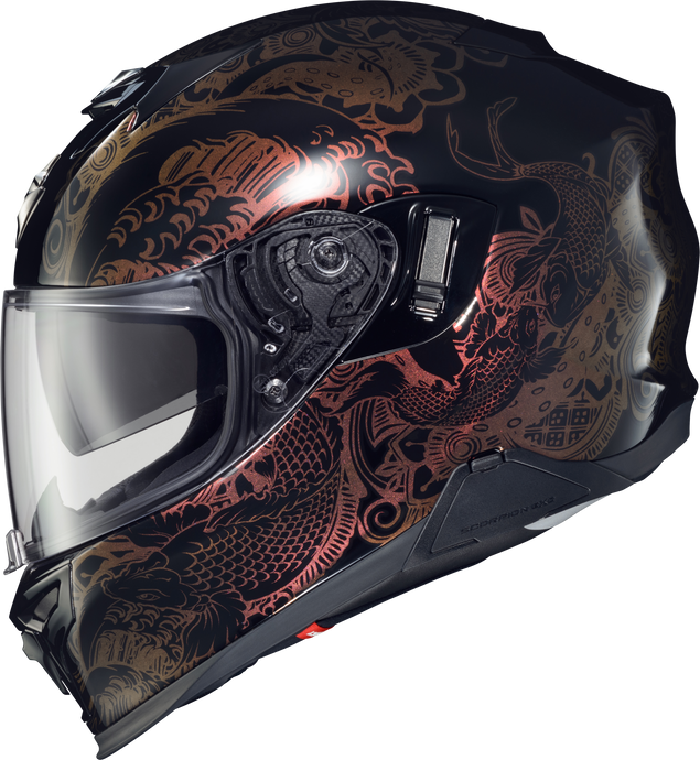 EXO-T520 HELMET NAMA-SUSHI BLACK/CHAMELEON MD T52-1124 image 1