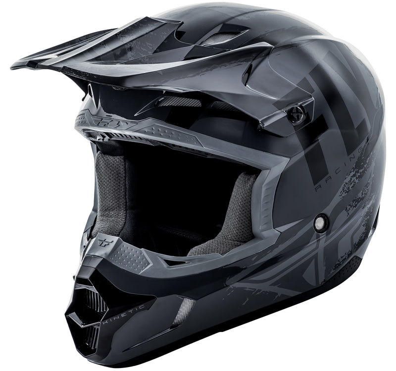 Load image into Gallery viewer, KINETIC BURNISH HELMET GREY/BLACK 2X 73-3390-9-2X image 1
