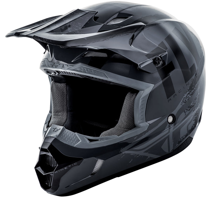 KINETIC BURNISH HELMET GREY/BLACK XL 73-3390-8-X image 1