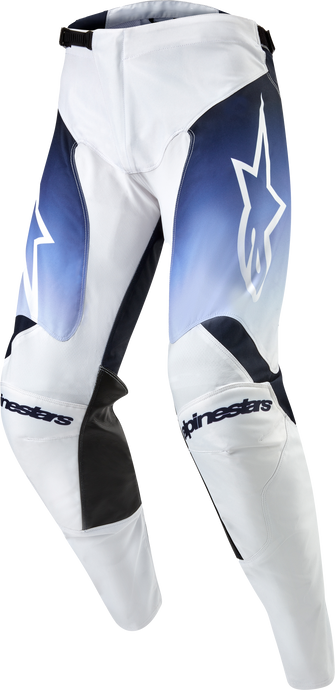 RACER HOEN PANTS WHT/DRK NVY/LT BLUE SZ 34 3721324-2070-34 image 1