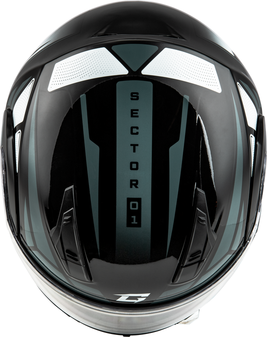 MD-04S SECTOR SNOW HELMET W/ ELECTRIC SHIELD BLK/SILVER XL M4043367 image 4