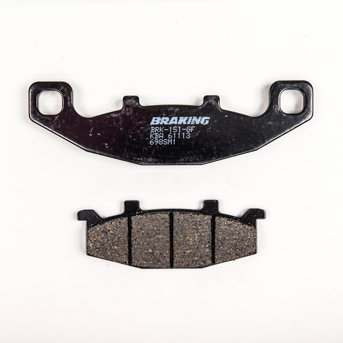 BRAKE PAD SET SEMI-METALLIC 698SM1 image 1