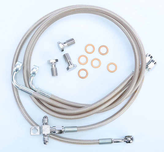 BRAKELINE FRONT 3-LINE STD KAW KFX450-F image 1