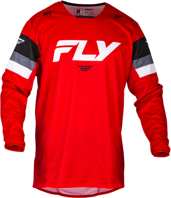 YOUTH KINETIC PRIX JERSEY RED/GREY/WHITE YM 377-422YM image 1