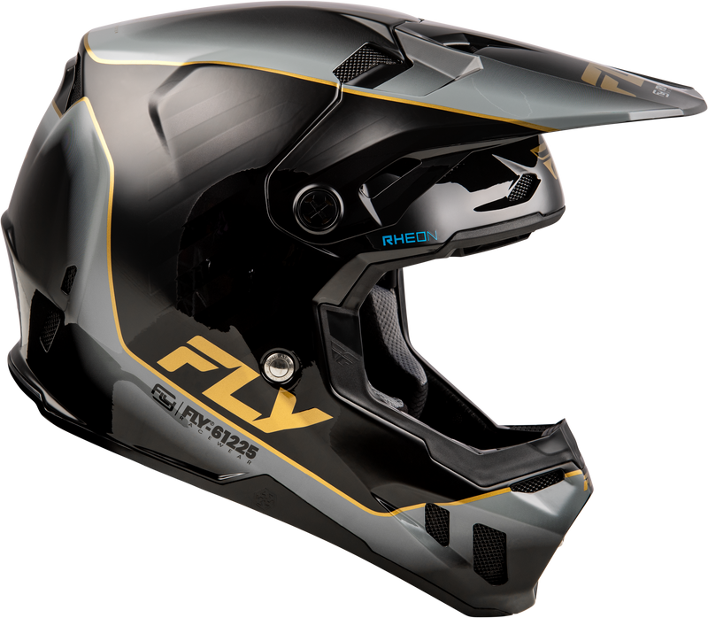 Load image into Gallery viewer, FORMULA CC UNDERGLOW HELMET BLACK/GREY/GOLD SM 73-4351S image 4

