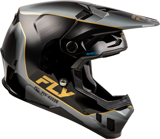 YOUTH FORMULA CC UNDERGLOW HELMET BLACK/GREY/GOLD YL 73-4351YL image 4