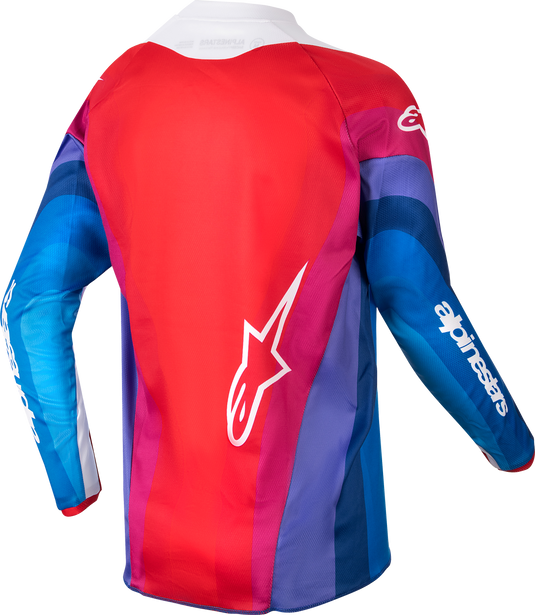 YOUTH RACER PNEUMA JERSEY BLU/MARS RED/WHITE MD 3776924-736-M image 2