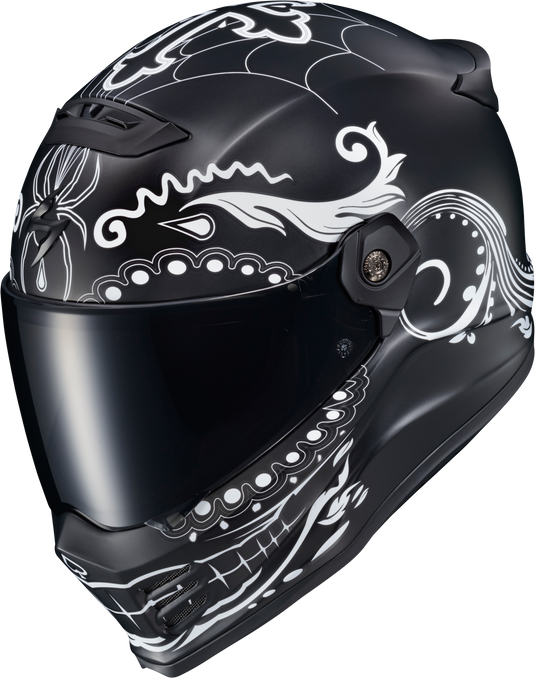 COVERT FX FULL FACE HELMET EL MALO WHITE/MATTE BLACK SM CFX-1203 image 6