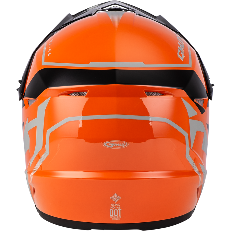 Load image into Gallery viewer, MX-46 COMPOUND HELMET ORANGE/BLACK/GREY SM D3464284 image 4

