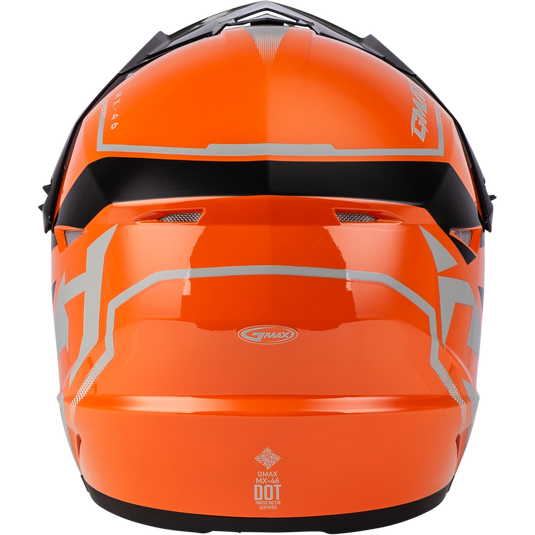 MX-46 COMPOUND HELMET ORANGE/BLACK/GREY MD D3464285 image 4