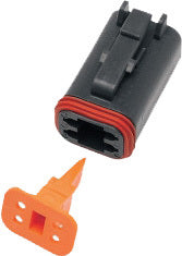 4-WIRE BLACK DEUTSCH PLUG & WDGLCK HD