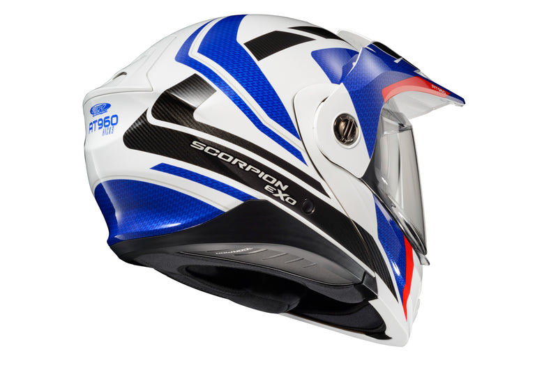 Load image into Gallery viewer, EXO-AT960 MODULAR HELMET HICKS WHITE/BLUE 2X 96-1167 image 3
