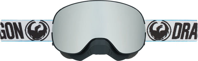 X2 SNOW GOGGLE FACTORY W/LUMA SILVER ION + DARK SMOKE LENS 294587728880 image 1