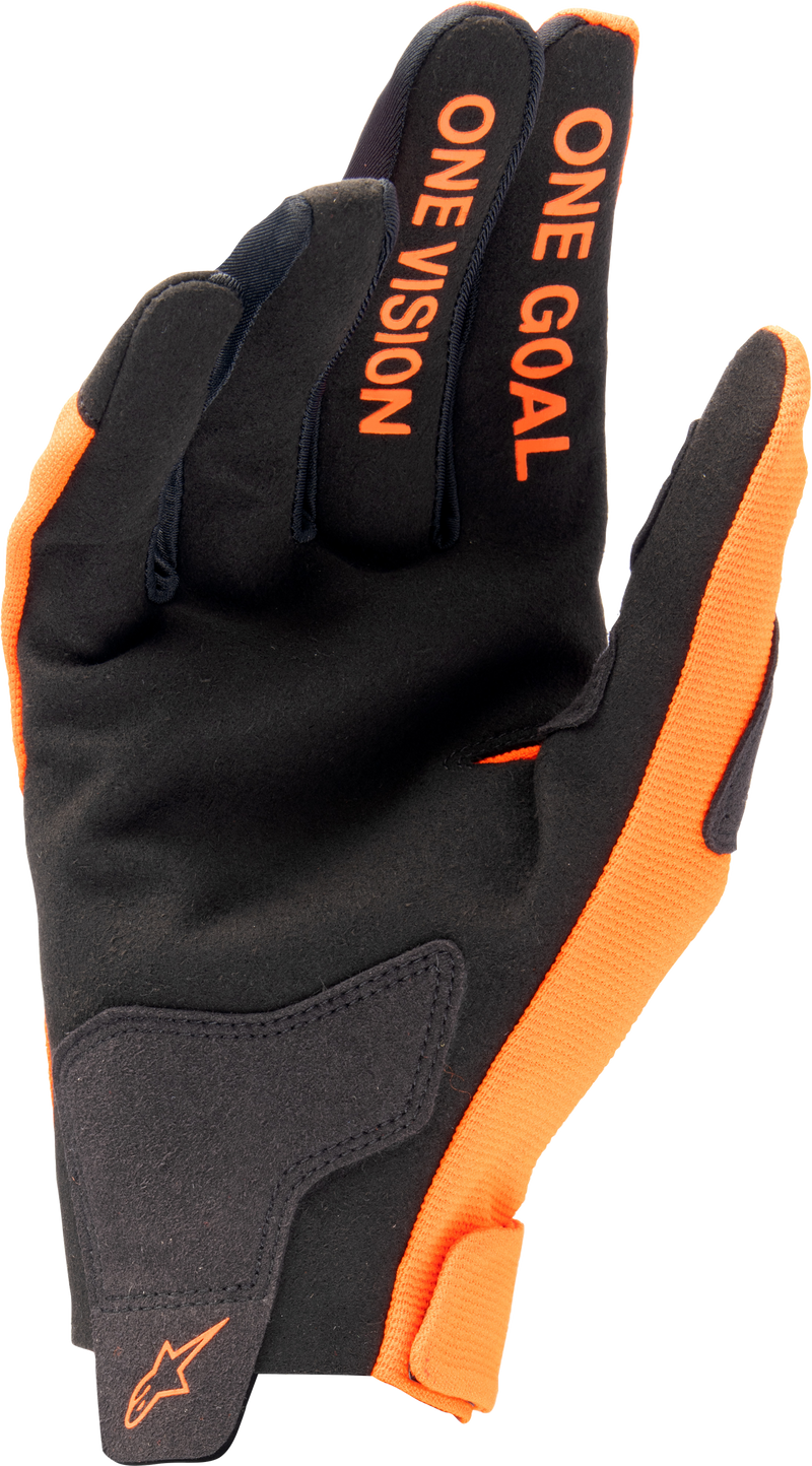 Load image into Gallery viewer, YOUTH RADAR GLOVES HOT ORANGE/BLACK YXS 3541824-411-XS image 2
