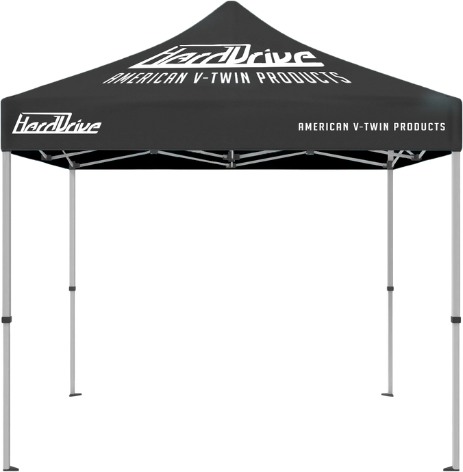HARDDRIVE CANOPY 10X10 TENT BLACK W/ WHITE LOGO HYG-009-HD image 1