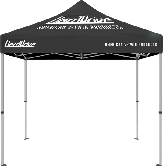HARDDRIVE CANOPY 10X10 TENT BLACK W/ WHITE LOGO HYG-009-HD image 1