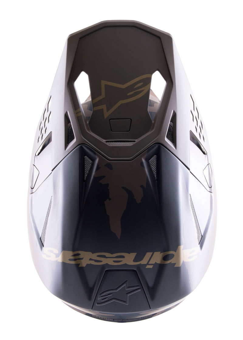Load image into Gallery viewer, S-M10 LE SQUAD 23 HELMET DARK BROWN/KANGAROO GOLD XL 8302823-839-XL image 7
