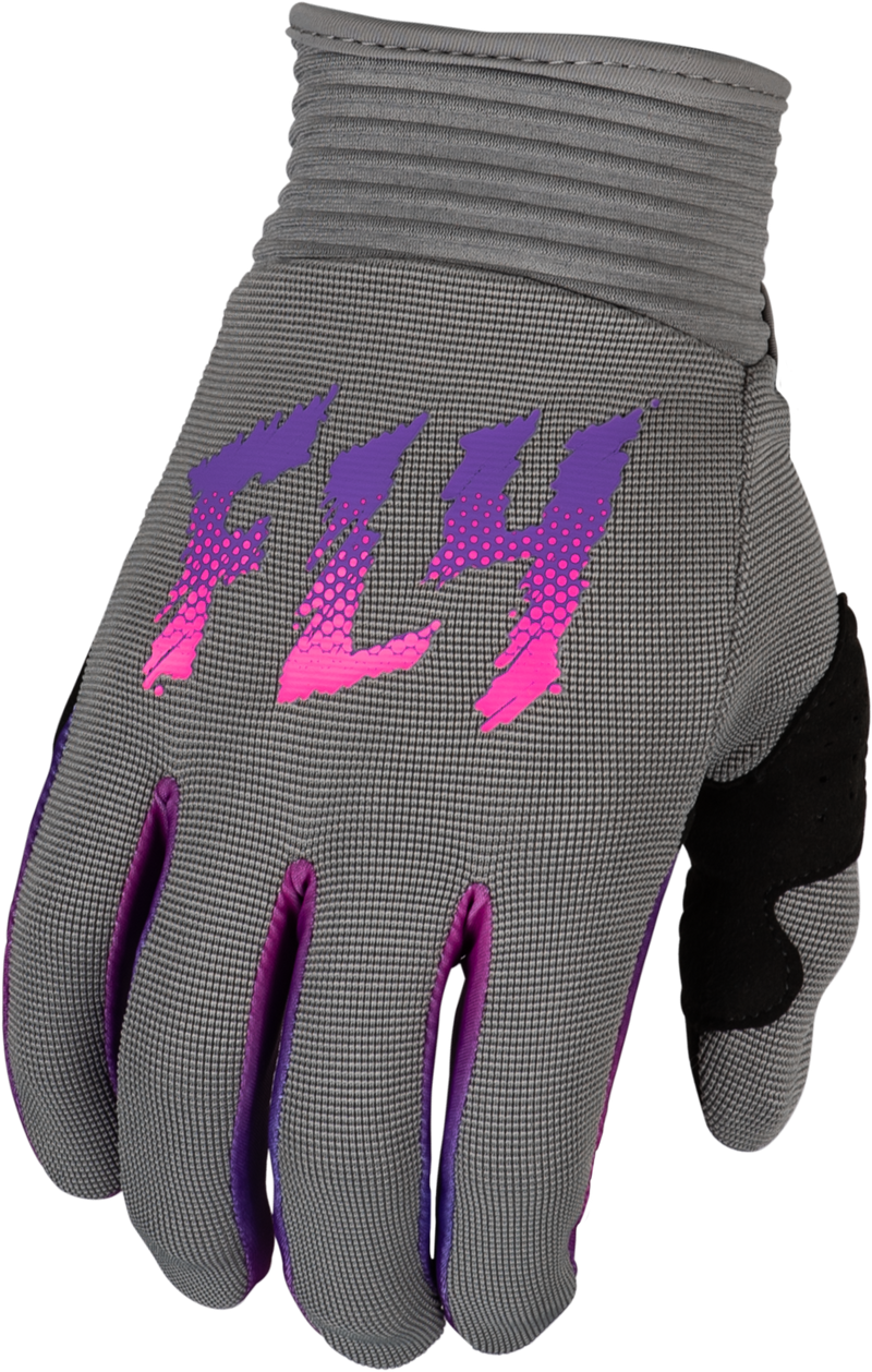 Load image into Gallery viewer, YOUTH F-16 GLOVES GREY/PINK/PURPLE YXS 377-210YXS image 1
