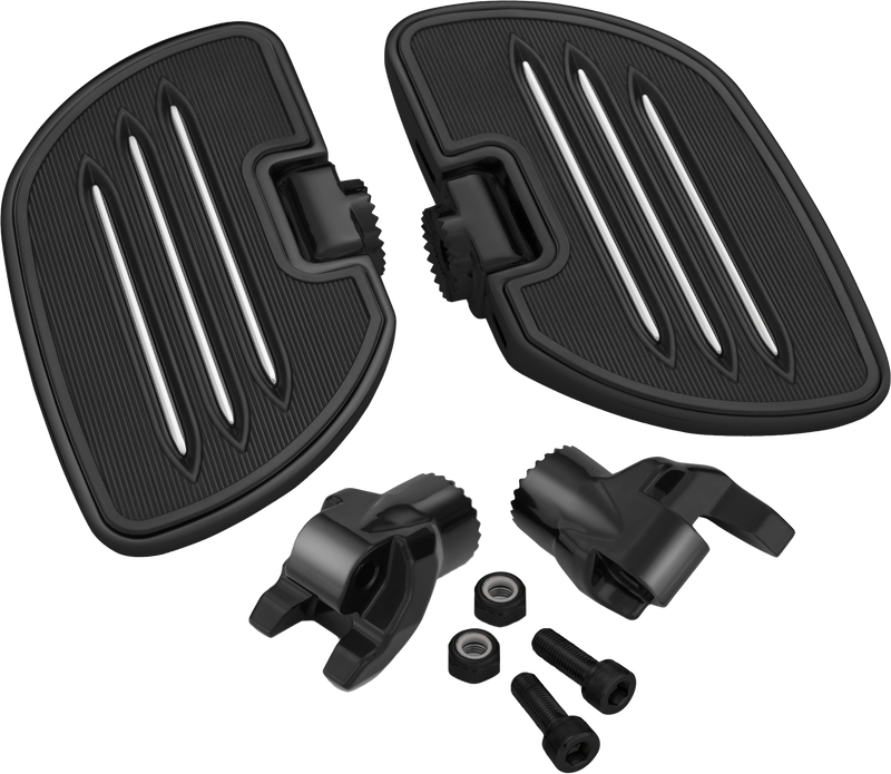 Load image into Gallery viewer, COMMANDER DRIVER FLOORBOARD BLACK CAN 41-404BK image 2
