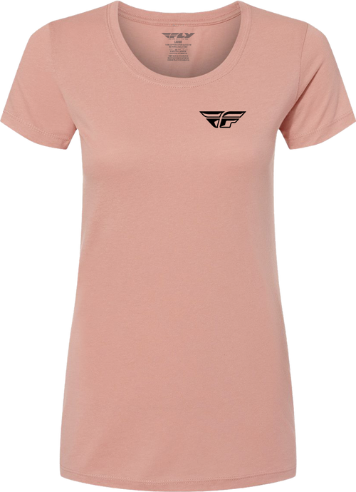 WOMEN'S FLY PULSE TEE PEACH XL 356-0089X image 1
