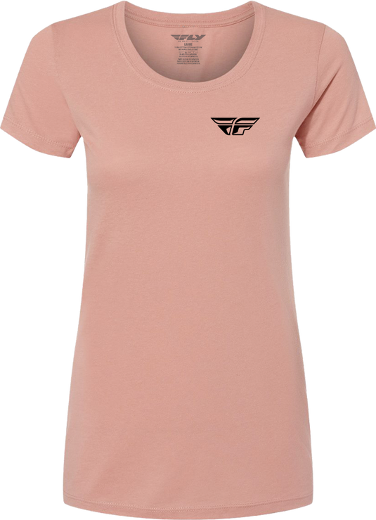 WOMEN'S FLY PULSE TEE PEACH XL 356-0089X image 1