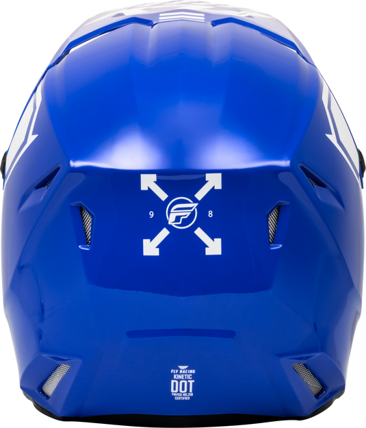 KINETIC MENACE HELMET BLUE/WHITE XS F73-8656XS image 2