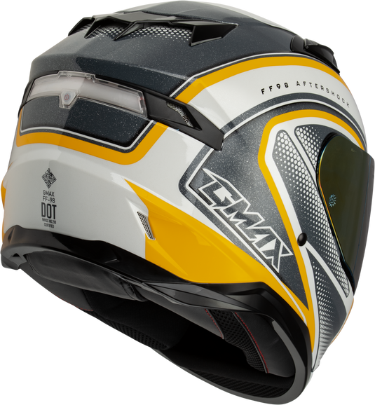 FF-98 AFTERSHOCK HELMET WHITE/METALLIC SILVER 2X F19841038-ECE image 2