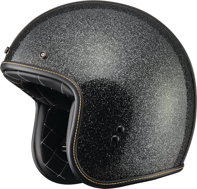 .38 METAL FLAKE HELMET BLACK XL 73-8230X image 1