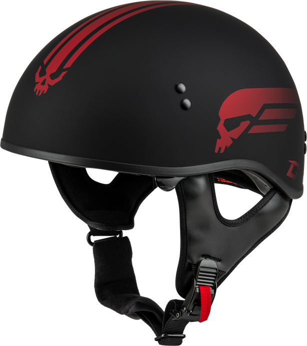 HH-65 RETRIBUTION HELMET MATTE BLACK/RED XL H16511327 image 1