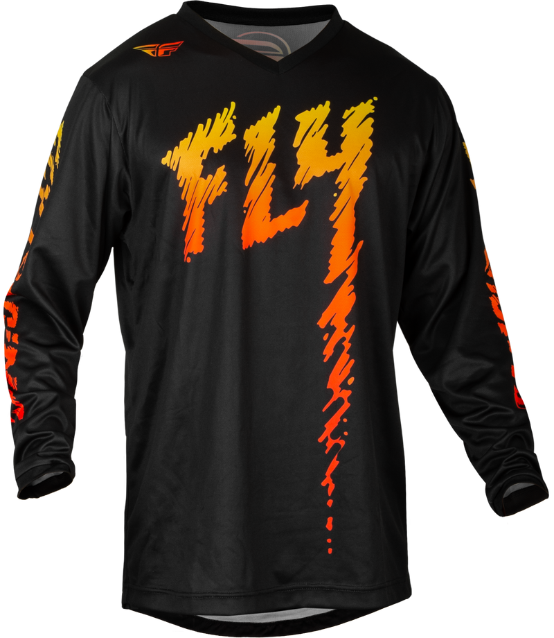 Load image into Gallery viewer, YOUTH F-16 JERSEY BLACK/YELLOW/ORANGE YM 377-221YM image 1
