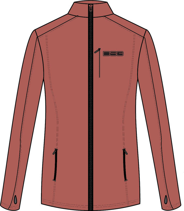 PERFORMANCE FLEECE ZIP UP TERRACOTTA 4X 52161 image 1