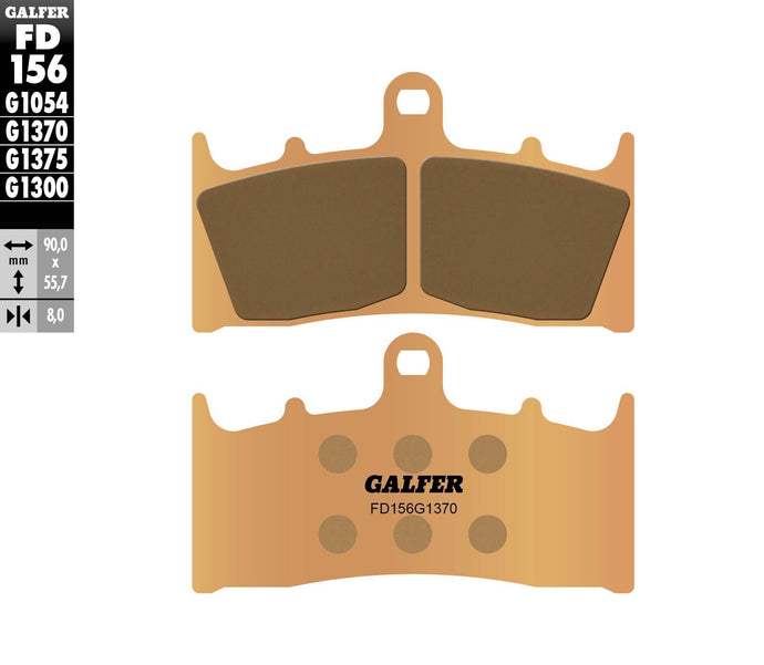 BRAKE PADS SINTERED FD156G1370 FD156G1370 image 1