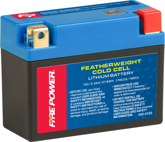 FEATHERWEIGHT LITHIUM BATTERY 170 CCA 12V/27.6WH HJ12L-FPZ image 1