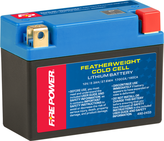 FEATHERWEIGHT LITHIUM BATTERY 170 CCA 12V/27.6WH HJ12L-FPZ image 1