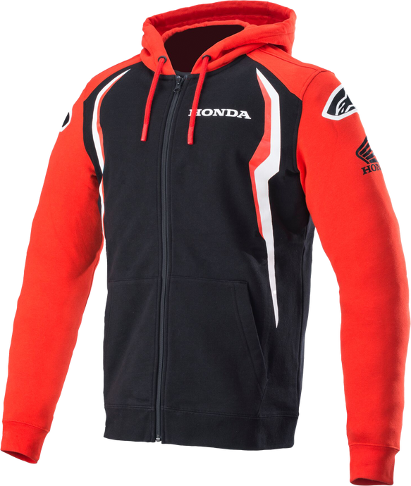 HONDA ZIP HOODIE RED/BLACK SM 1H20-23200-3010-S image 1