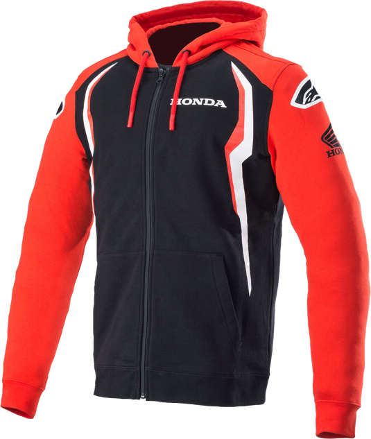 HONDA ZIP HOODIE RED/BLACK SM 1H20-23200-3010-S image 1
