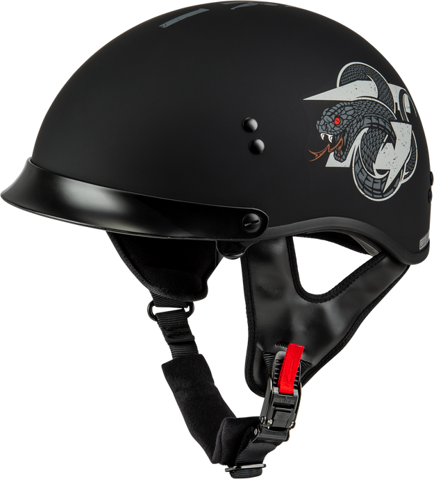 HH-65 DRK1 HELMET W/ PEAK MATTE BLACK/GREY XL H96512507 image 1