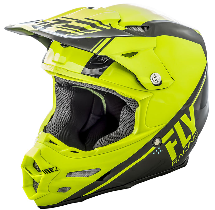 F2 CARBON REWIRE HELMET HI-VIS/BLACK LG 73-4160-4-L image 1