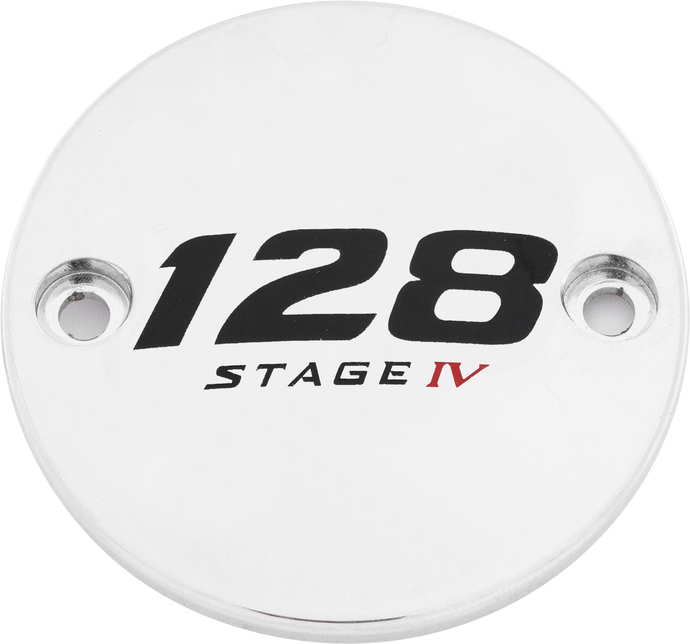 M8 TIMER COVER 128 STAGE IV CHROME 128-05-63 image 1