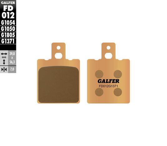 BRAKE PADS SINTERED FD012G1371 FD012G1371 image 1
