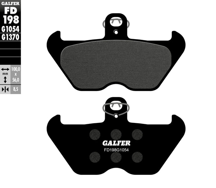 BRAKE PADS SEMI METALLIC FD198G1054 FD198G1054 image 1