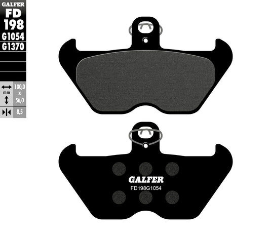 BRAKE PADS SEMI METALLIC FD198G1054 FD198G1054 image 1