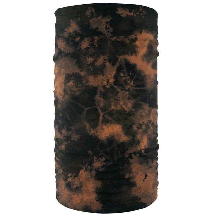 MOTLEY TUBE FLEECE LINED BLACK & BROWN TIE DYE TF774 image 1