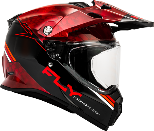 TREKKER KRYPTEK CONCEAL HELMET RED/BLACK SM 73-7029S image 4
