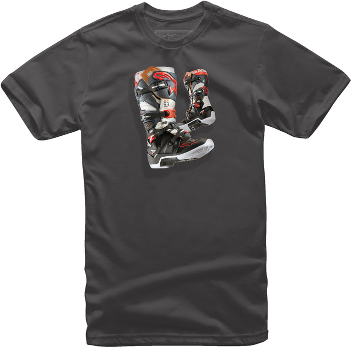 YOUTH TECH 7 BOOT TEE BLACK XS 3019-72008-10-XS image 1