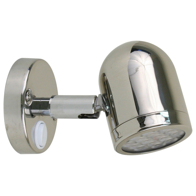 Load image into Gallery viewer, Scandvik LED 304 Stainless Steel LED Reading Light - 8-30V [19053P]
