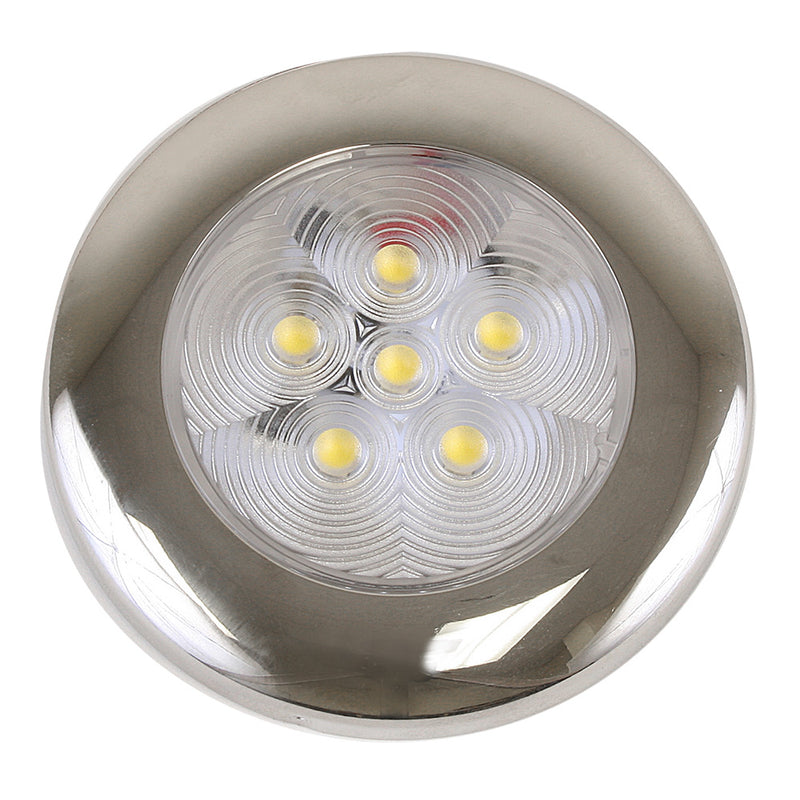 Load image into Gallery viewer, Scandvik B3 Downlight Surface Mount - Cool White - SS Trim - IP67 - 12/24V [41320P]
